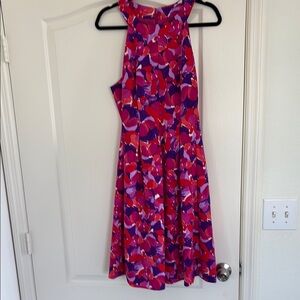 Pappagallo Pink and Red Halter Sundress